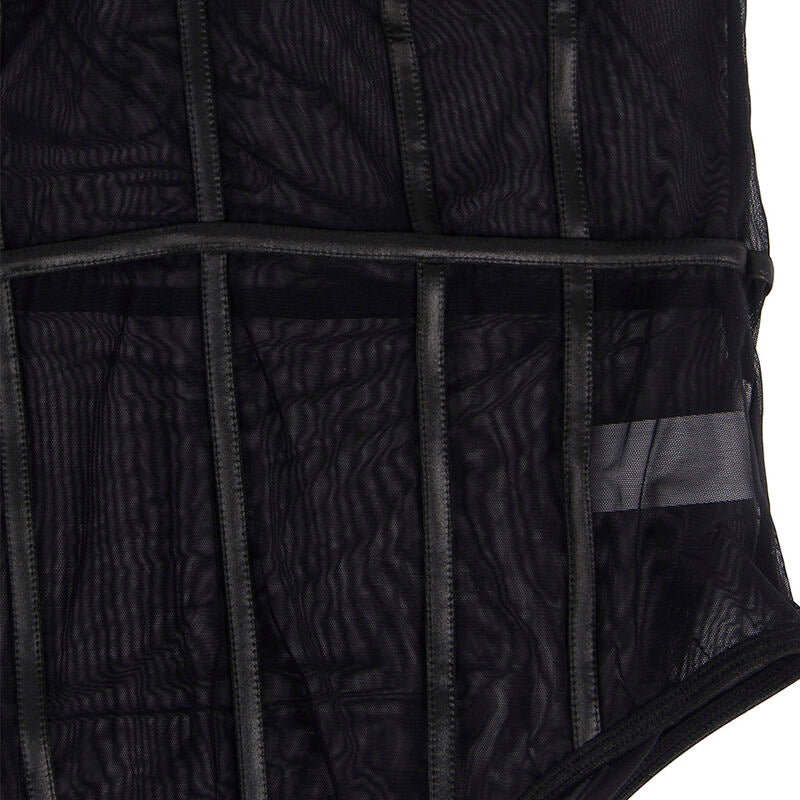 SUBBLIME - MUSTA KETJUHENKILÖLLINEN BODY L/XL