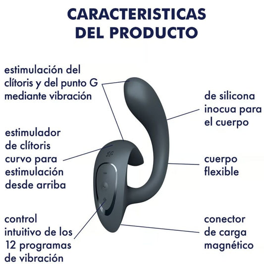 SATISFYER - G FOR GODDESS 1 KANIVIBRAATORI TUMMANHARMAA