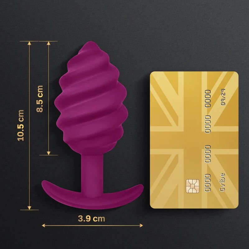 G-VIBE - GPLUG TWIST 2 LILA ANALPLUGG