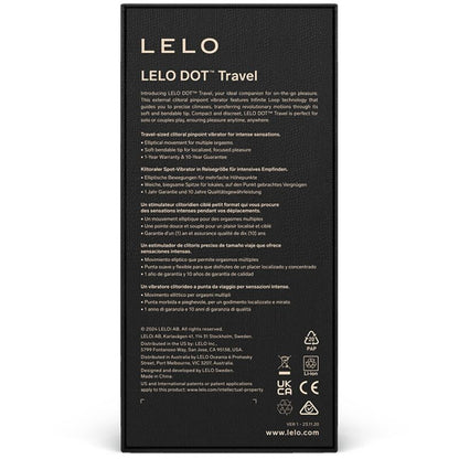 LELO - DOT TRAVEL KLITORISSTIMULAATTORI VAALEANPUNAINEN