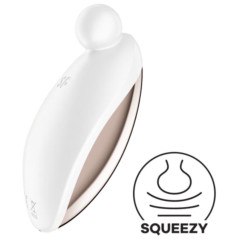 SATISFYER - SPOT ON 2 -LAY-ON-VIBRAATTORI VALKOINEN