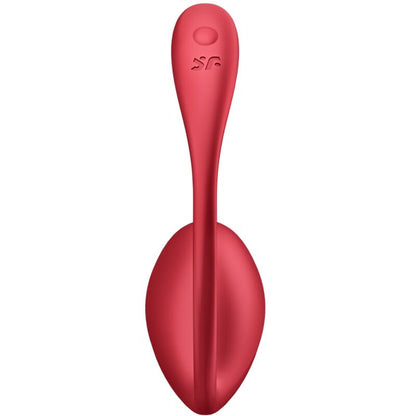 SATISFYER - SHINY PETAL G-PISTEEN KAUKOSÄÄDIN PUNAINEN ILMAINEN SOVELLUS