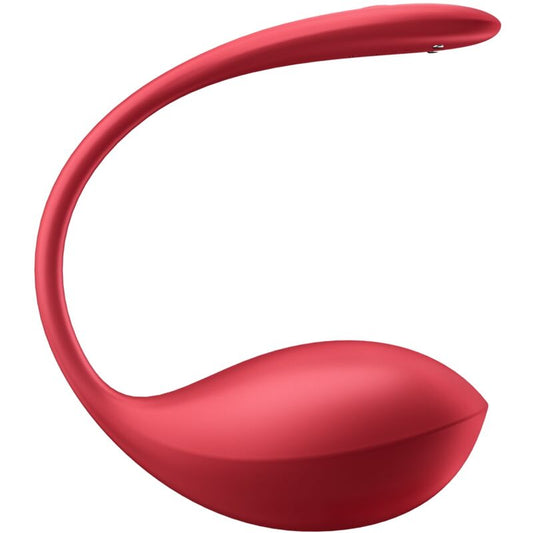 SATISFYER - SHINY PETAL G-PISTEEN KAUKOSÄÄDIN PUNAINEN ILMAINEN SOVELLUS