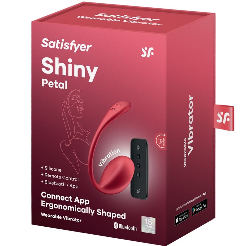 SATISFYER - SHINY PETAL G-PISTEEN KAUKOSÄÄDIN PUNAINEN ILMAINEN SOVELLUS