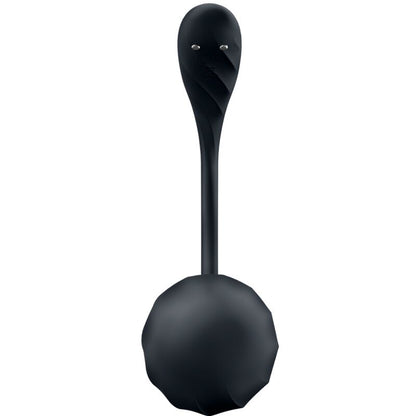 SATISFYER - RIBBED PETAL G-PISTESTIMULAATTORI KAUKOSÄÄDIN MUSTA ILMAINEN SOVELLUS