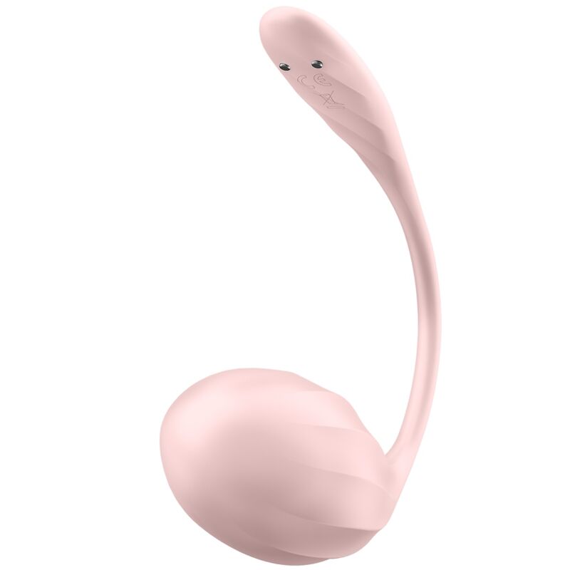 SATISFYER - RIBBED PETAL -KAUKOSÄÄDIN G-PISTESTIMULAATTORI, ROSE, ILMAINEN SOVELLUS