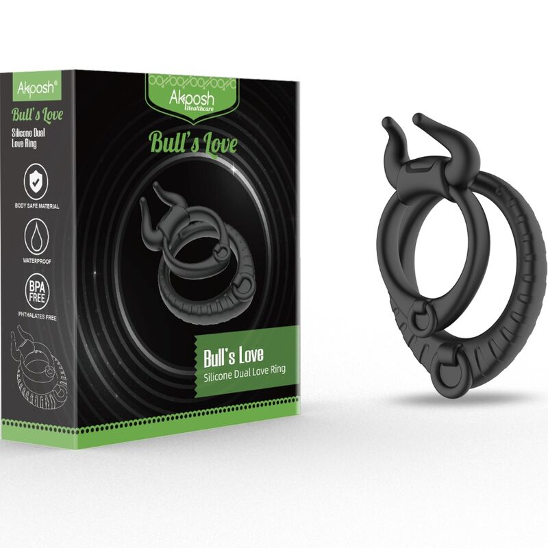 ARMONY - HÄRKÄN PASION-SORMUS MUSTA