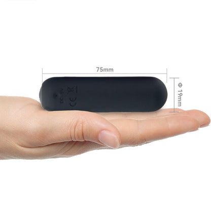 ARMONY - SPLASH JOIE -VIBRAATTORILUODILLA SILIKONISELLA KAUKOSÄÄDIN 10 VÄRINÄÄ 75 X 19 CM MUSTA