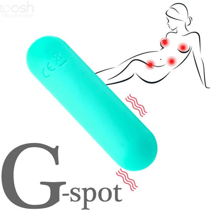 ARMONY - SPLASH HAHA -VIBRAATORILUOKA SILIKONI 10 VÄRINÄÄ 75 X 19 CM VIHREÄ