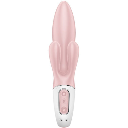 SATISFYER - ILMAPUMPPUPUPU 3 PUHALLETTAVAA KANIVIRÄHMÄÄ VAALEANPUNAINEN