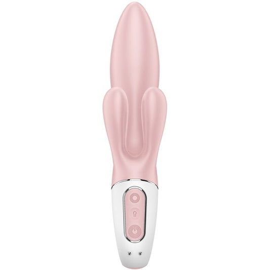 SATISFYER - LUFTPUMP KANIN 3 UPPBLÅSBARA KANINVIBRATORER ROSA