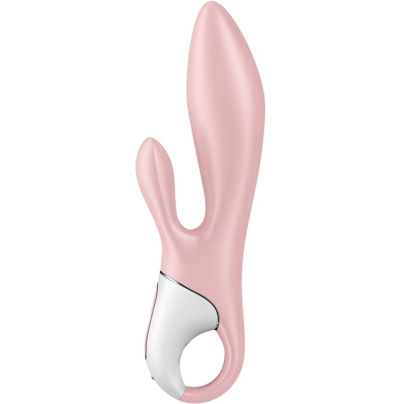 SATISFYER - ILMAPUMPPUPUPU 3 PUHALLETTAVAA KANIVIRÄHMÄÄ VAALEANPUNAINEN