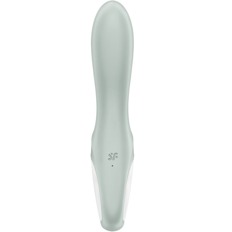 SATISFYER - AIR PUMP BOOTY 3 -PUHALLETTAVA ANAALIVIBRAATORI, HARMAANVIHREÄ
