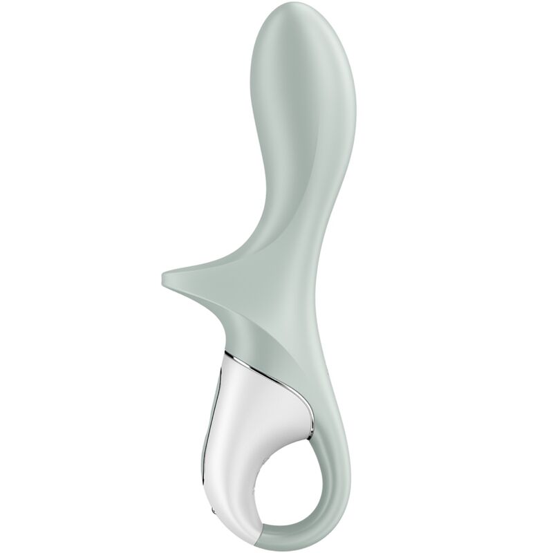SATISFYER - AIR PUMP BOOTY 3 -PUHALLETTAVA ANAALIVIBRAATORI, HARMAANVIHREÄ
