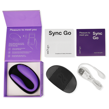 WE-VIBE - SYNC GO KAKSOISSTIMULAATTORI VIOLETTI