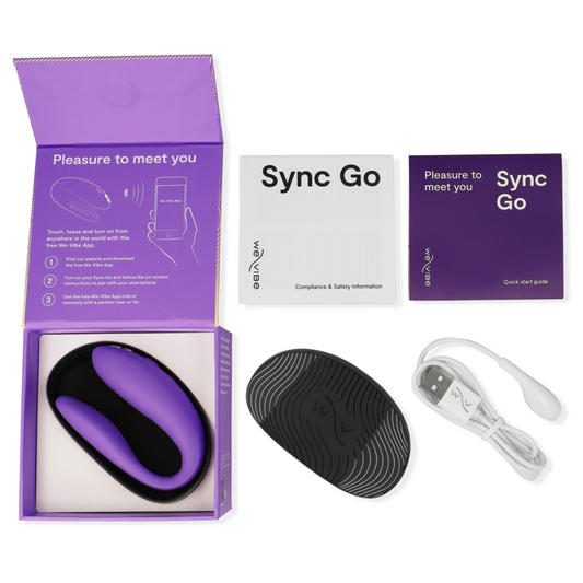 WE-VIBE - SYNC GO KAKSOISSTIMULAATTORI VIOLETTI