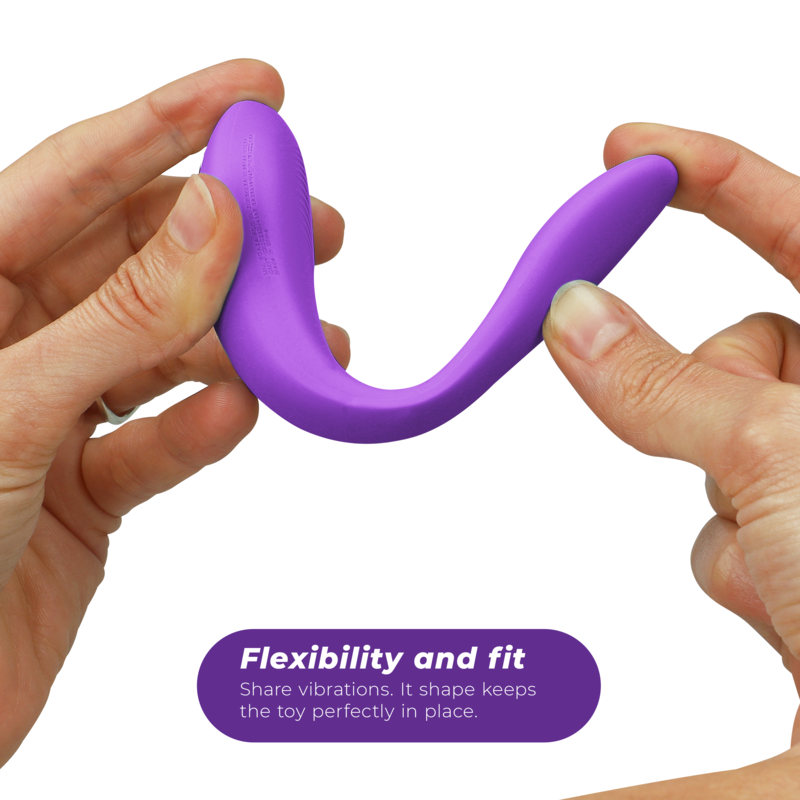 WE-VIBE - SYNC GO KAKSOISSTIMULAATTORI VIOLETTI
