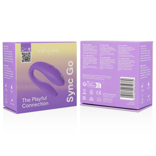 WE-VIBE - SYNC GO KAKSOISSTIMULAATTORI VIOLETTI