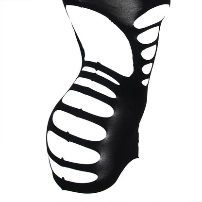 SUBBLIME - 952266 PITKÄHIHAINEN ELASTINEN VERKKOMEKKO MUSTA, YKSI KOKO