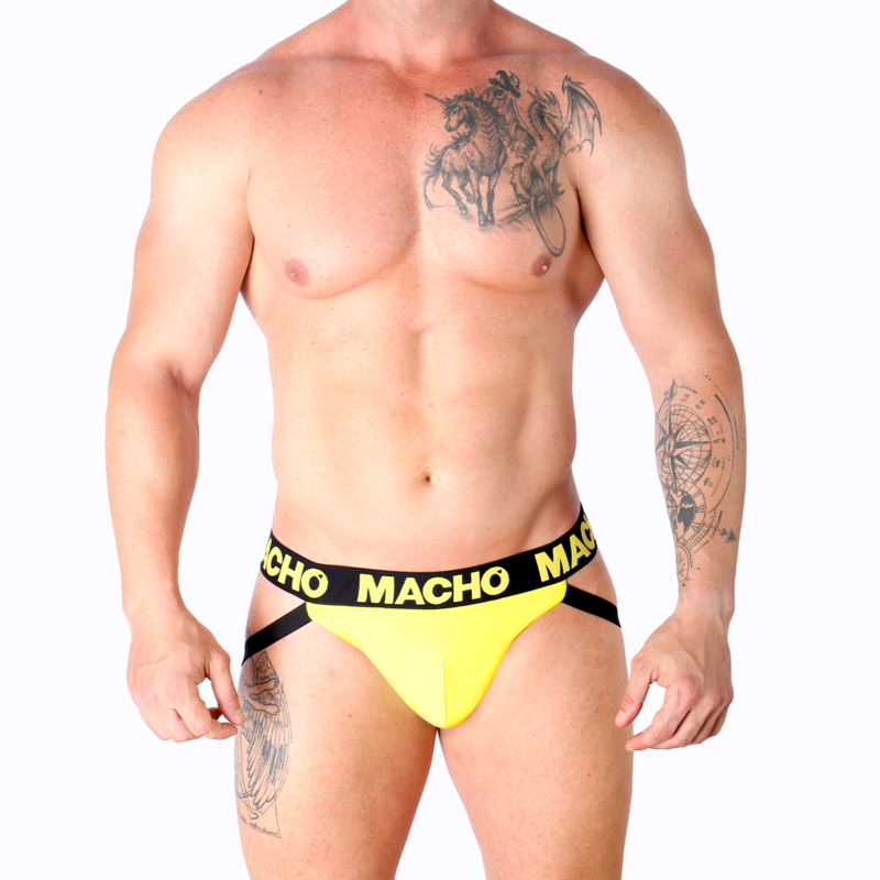 MACHO - MX25A JOCK LYCRA KELTAINEN XL