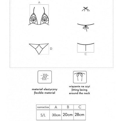 LIVCO CORSETTI FASHION - JIMENA LC 20216 RINTALIIVIT + STRINGIT MUSTA YKSI KOKO