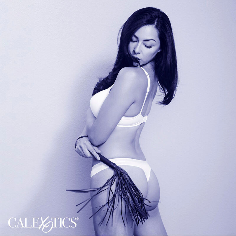 CALEXOTICS - YÖLLINEN RUOKASUOJA, NAHKA, MUSTA