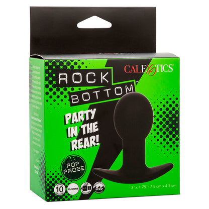 CALEXOTICS - ROCK BOTTOM -ANAALITULPPA 10 VÄRÄHTELYÄ SILIKONI MUSTA