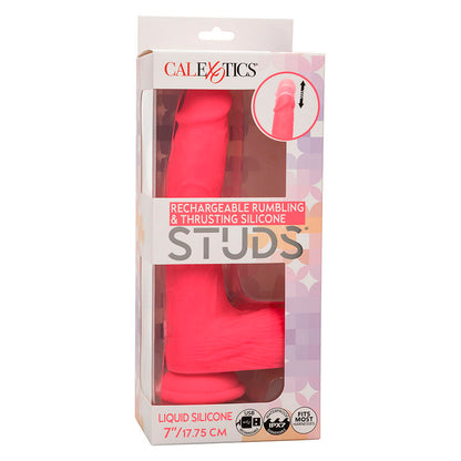 CALEXOTICS - STUDS REALISTISK VIBRATOR 10 VIBRATIONER ROSA