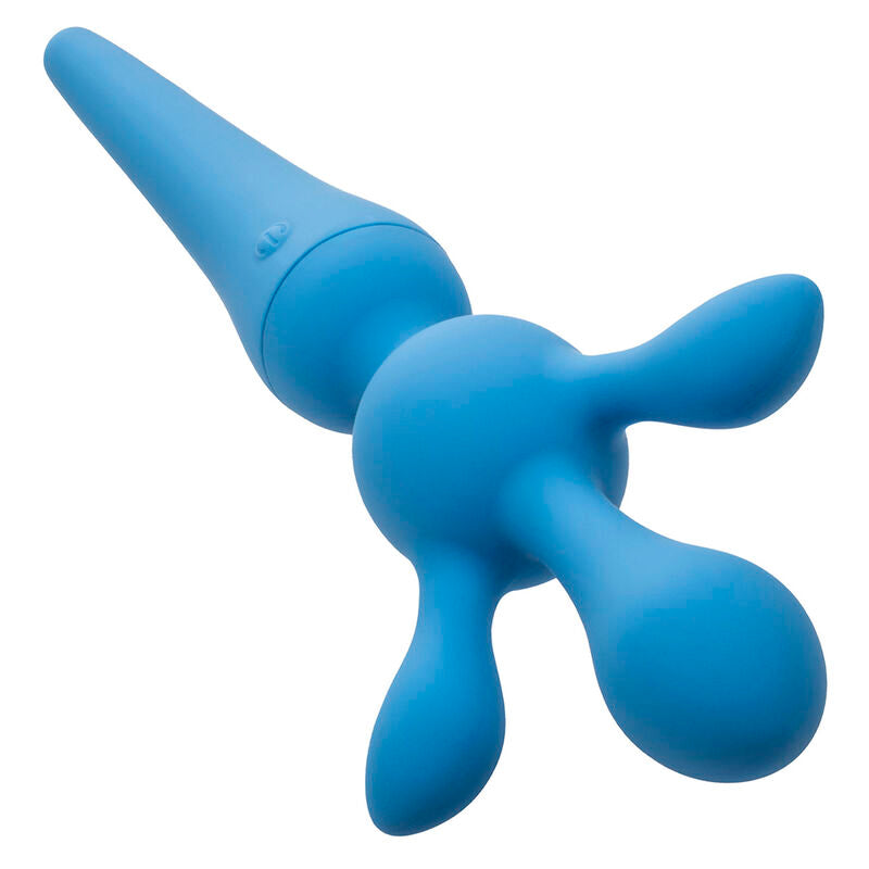 CALEXOTICS - COUTURE-SARJA VIBRAATORISAUVA 10 SININEN TÄRINÄÄ