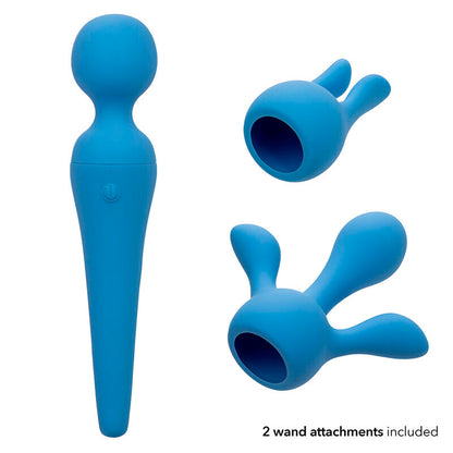 CALEXOTICS - COUTURE-SARJA VIBRAATORISAUVA 10 SININEN TÄRINÄÄ