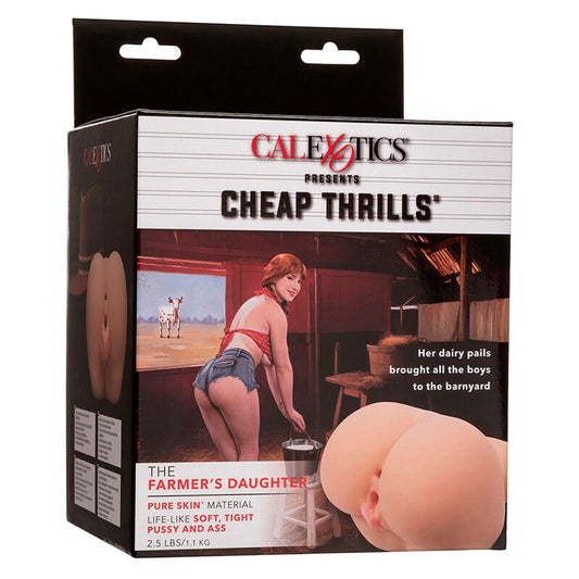 CALEXOTICS - THE FARMERS DAUGHTER DOUBLE REALISTIC FLESH MASTURBATTOR