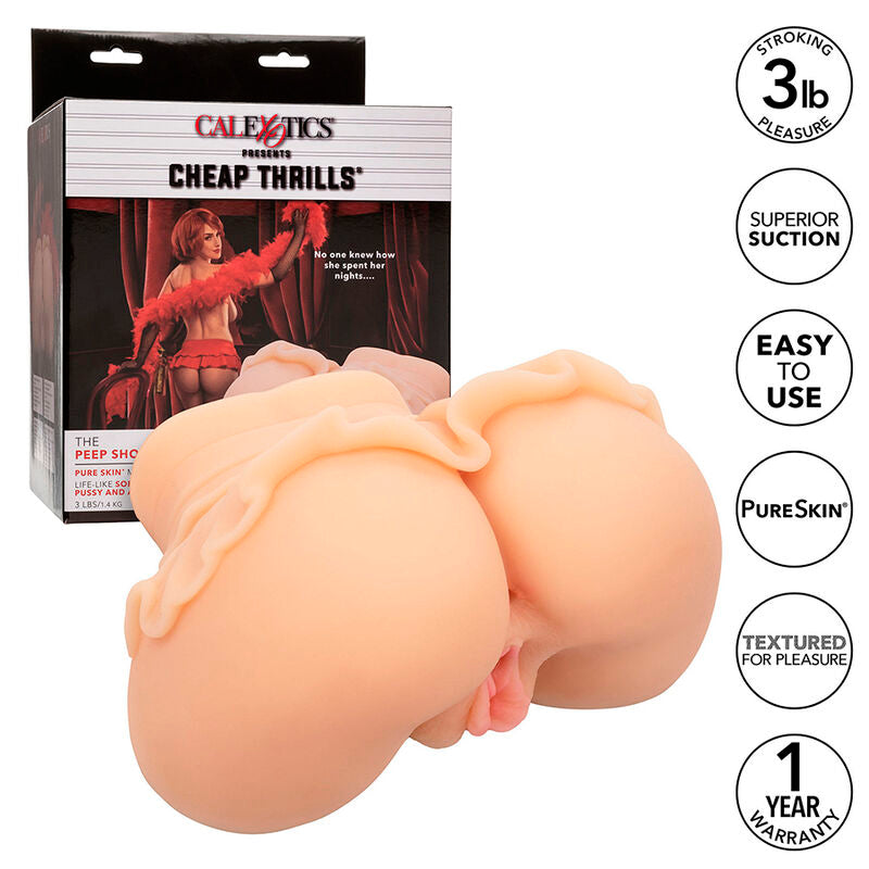 CALEXOTICS - PEEP SHOW GIRL KAKSINKERTAISESTI REALISTINEN LIHAMASTURBAATORI
