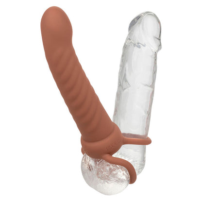 CALEXOTICS - MAXX RIBBED DUAL PENETRATOR 10 VIBRAATIOTA RUSKEA