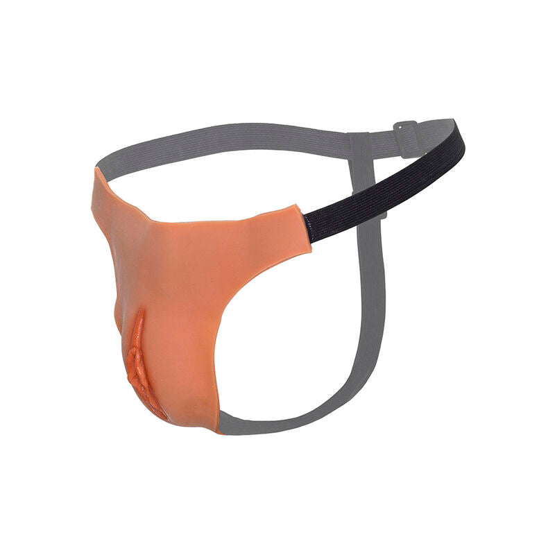 PIILOTETTU HALUN ALTER EGO SÄÄDETTÄVÄ AVOIN VAGINA-STRANGI FLESH