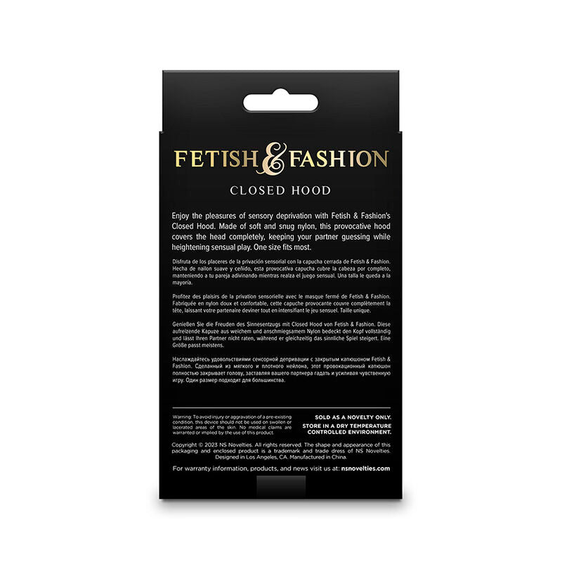 NS UUTUUDET - FETISSIO &amp; MUOTI SULJETTU HUPPU NAILON VALKOINEN