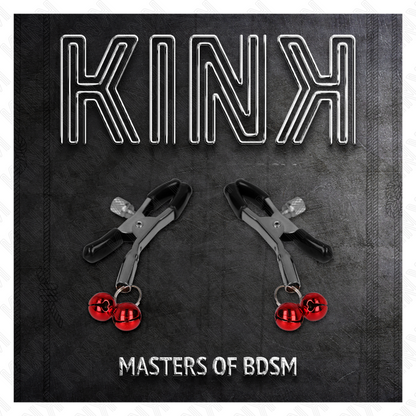 KINK - KAKSOISMALLINEN NÄNNIPURISTIN PUNAINEN 6 CM