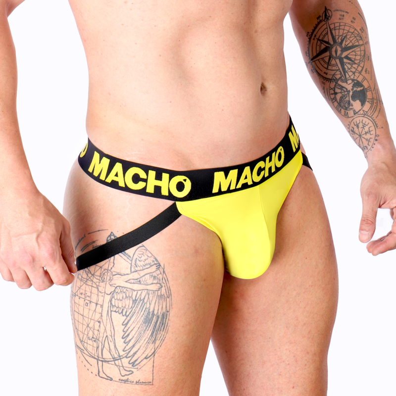 MACHO - MX25A JOCK LYCRA KELTAINEN XL