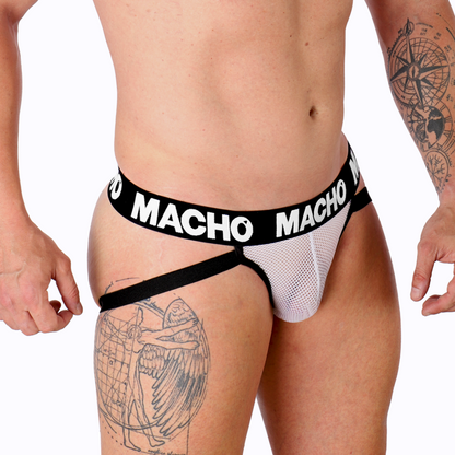 MACHO - MX26X1 JOCK GRID VALKOINEN XL