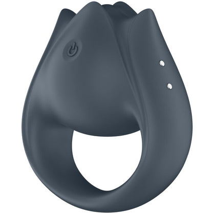 SATISFYER - PERFECT PAIR 2 MULTIVIBRAATTORI 2 IN 1 PENISRENGAS JA SORMISTIMULAATTORI HARMAA