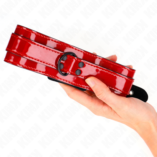 KINK - VIININPUNAISET SÄÄDETTÄVÄT KAULAKORU 37.5-49.5 CM X 5 CM