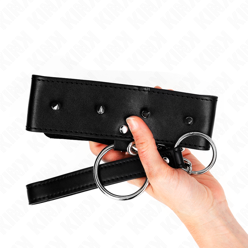 KINK - KAULAKORU 65 CM HOPEANAPEILLA VARUSTETULLA HIHNALLA MALLI 2 SÄÄDETTÄVÄ 36-43 CM X 5 CM