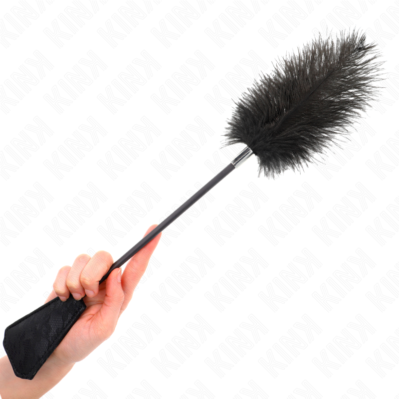 KINK - Strutsin höyhenet kutitukseen pitsipaletilla 56 cm