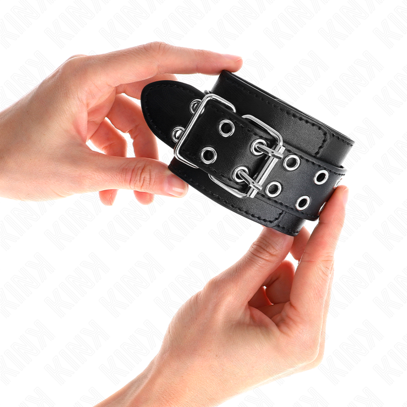 KINK - KAKSOISSOLJELLA SULJETTAVAT RANNETURVET, MUSTA, SÄÄDETTÄVÄ, 19–26 CM