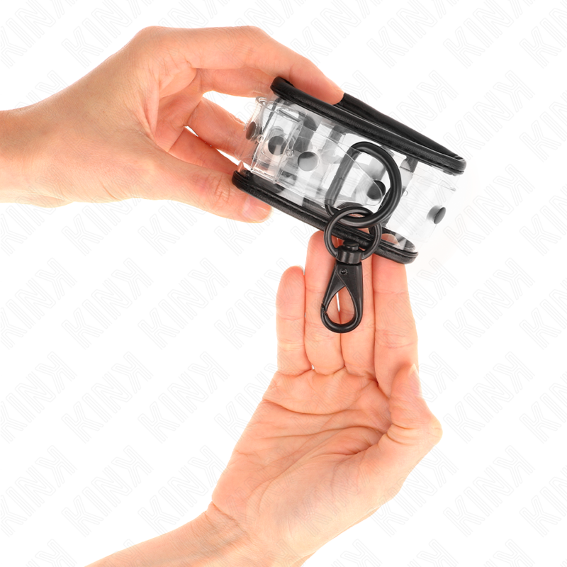 KINK - LÄPINÄKYVÄT SÄÄDETTÄVÄT RANNEHIHASET 18-30 CM X 5,5 CM