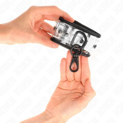 KINK - LÄPINÄKYVÄT SÄÄDETTÄVÄT RANNEHIHASET 18-30 CM X 5,5 CM