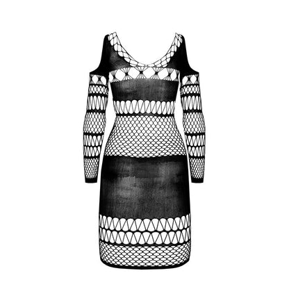 PASSION - BS 105 BODYSTOCKING SVART EN STORLEK