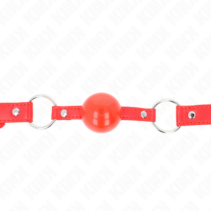 KINK - TPE-PALLO 4 CM SUUKAPALLO ROJO-LUKOLLA 60 X 2 CM