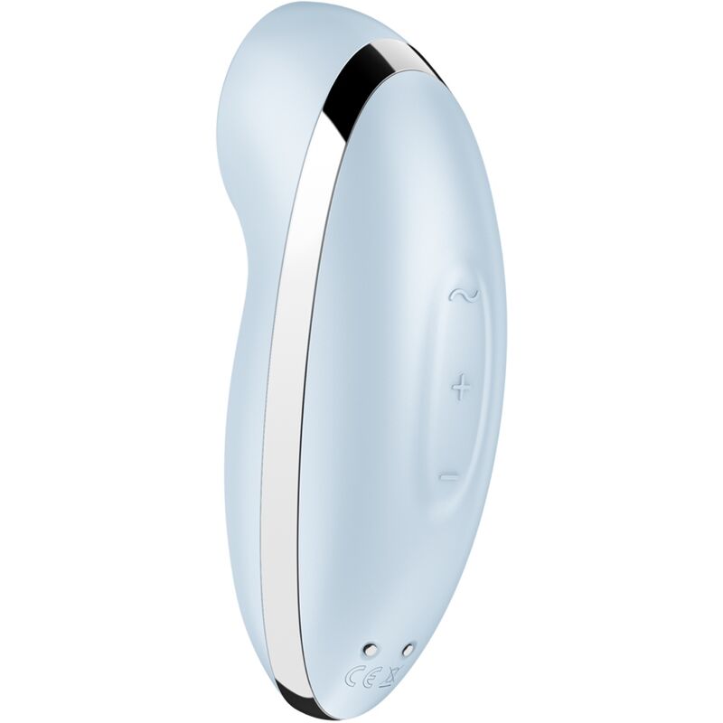 SATISFYER - TAP &amp; CLIMAX 2 VIBRAATTORI &amp; STIMULAATTORI SININEN