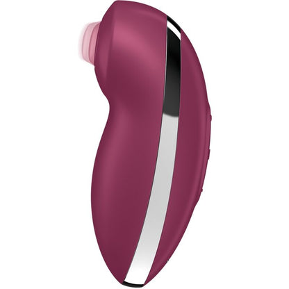 SATISFYER - TAP &amp; CLIMAX 2 VIBRAATTORI &amp; STIMULAATTORI PUNAINEN