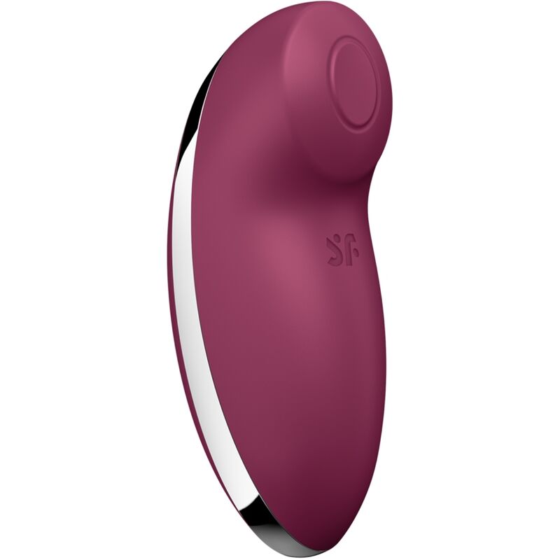 SATISFYER - TAP &amp; CLIMAX 2 VIBRAATTORI &amp; STIMULAATTORI PUNAINEN